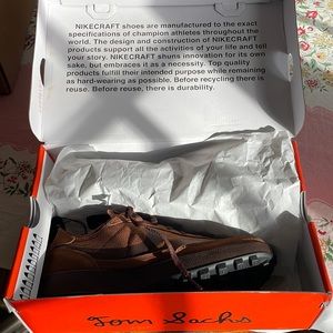 Tom Sachs General Purpose Shoes size 9.  Never been worn with box